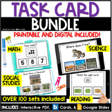 Task Card Bundle | Printable & Boom Cards | Task Boxes