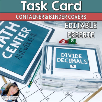 Preview of Task Card Labels Freebie