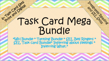 Preview of Great Savings!- Task Card Mega Bundle:  364+ Task cards