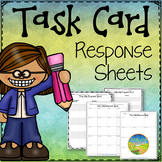 Task Card Response Sheets