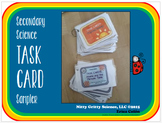 Task Card Sampler {Secondary Science} FREE!