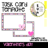 Task Card Template Valentine's Day (Commercial Use)