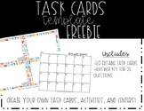 Task Card Template --FREEBIE