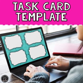 Preview of Task Card Template FREEBIE