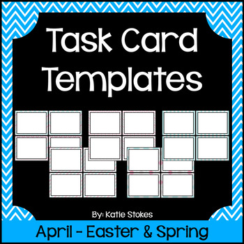 Preview of Spring Task Card Templates