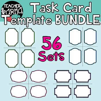 Preview of Task Card Templates BUNDLE #1