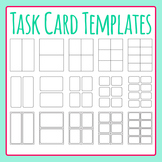 Task Card Templates / Flash Card Templates Clip Art / Clip