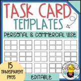 Task Card Templates | Flash Card Templates Clip Art | Clip
