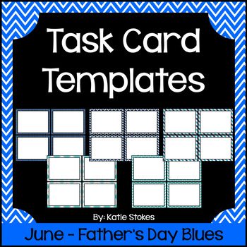 Father's Day Task Card Templates by Katie Stokes | TPT