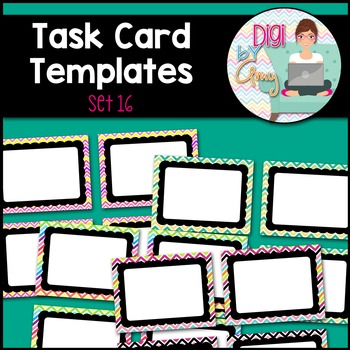 Preview of Task Card Clip Art Templates SET 16