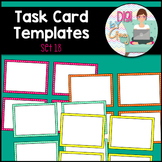 Task Card Templates Clip Art SET 18