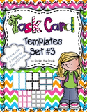Task Card Templates Set #3- Workstation/ Classroom Decor
