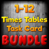 Times Tables Task Card BUNDLE
