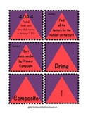 Task Cards 4.OA.4 Factor Pairs and Prime vs. Composite