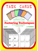 Task Cards - Factor (optional QR) - 55 Task Cards