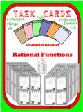 Task Cards 80- Characteristics of Rational Functions (opti