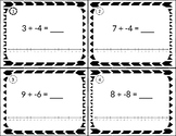Task Cards- Adding and Subtracting Integers on a Number Line