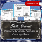 Task Cards (Balancing Chemical Equations and Counting Atoms)