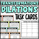 Task Cards: Transformations - Dilations | Class Activity &