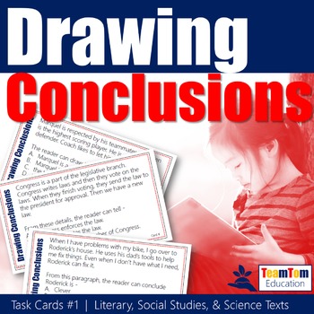 Drawing Conclusions Task Cards (STAAR Prep) by Team Tom | TPT