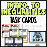 Task Cards: Introduction to Inequalities | Digital & Print