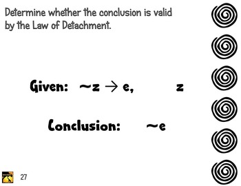 Task Cards: Law of Detachment and Law of Syllogism (Deductive Reasoning)