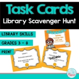 Task Cards - Library Skills: Alphabet Scavenger Hunt