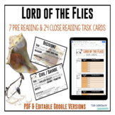 Task Cards for Lord of the Flies by William Golding - DIGI