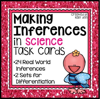 Preview of Science Task Cards Activity - Making Inferences