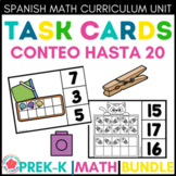 Task Cards Marco de 10 hasta el 20 para todo el año BUNDLE