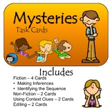 Task Cards - Mysteries