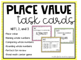 Task Cards: Place Value NBT1, NBT2, NBT3