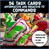 Preview of Task Cards Practice with commands in Spanish tú form affirmative and negative