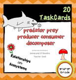 Task Cards Relationships in Ecosystems Set 1