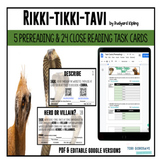 Task Cards for "Rikki-Tikki-Tavi" - PRINT & DIGITAL