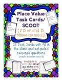 Task Cards/SCOOT: Place Value [Ten times as much and 1/10 