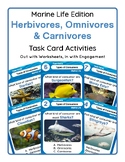 Task Cards - Scavenger Hunt -Marine Life Edition- Herbivor
