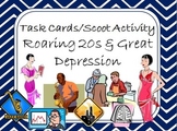 Task Cards Scoot Activity Roaring 20s and the Great Depression