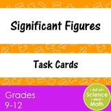 Task Cards - Significant Figures - Distance Learning