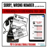 Task Cards for "Sorry, Wrong Number" by Lucille Fletcher -