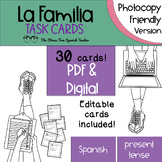 Task Cards Spanish Family Vocabulary Practice and Tener IN