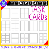 Task Cards Templates - Flash Card Lay Out Clip Art / Works