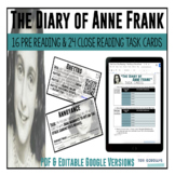 Task Cards for the play of The Diary of Anne Frank - DIGITAL & PRINT