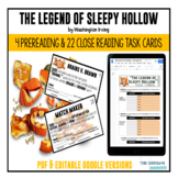 Task Cards for "The Legend of Sleepy Hollow" - DIGITAL & PRINT