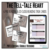 Task Cards for The Tell-Tale Heart - DIGITAL & PRINT