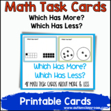 Task Cards: Which Has More? Which Has Less? Math Ten-Frame