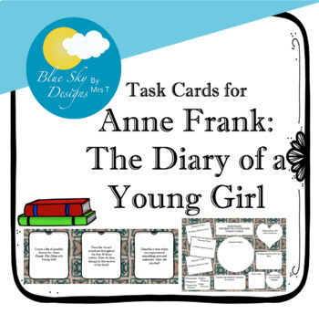 Preview of Task Cards for Anne Frank: The Diary of a Young Girl