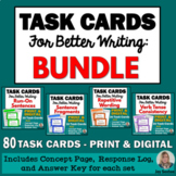 Task Cards for Better Writing: BUNDLE - Print & Digital fo
