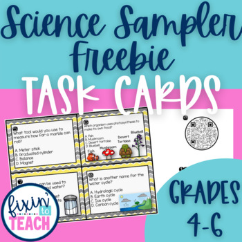 Preview of Task Cards for Elementary Science | FREEBIE