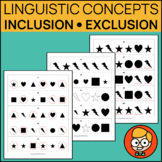 Task Cards for Linguistic Concepts: Inclusion/Exclusion